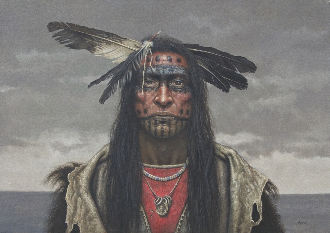 Kirby Sattler. Native American Indian Art Paintings. - NATIVE AMERICAN